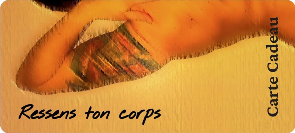 Carte cadeau Ressens ton corps pour un massage à Toulon